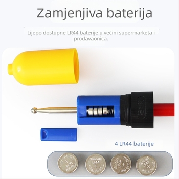 Visokonaponski akusto-opticki elektroskop za električare