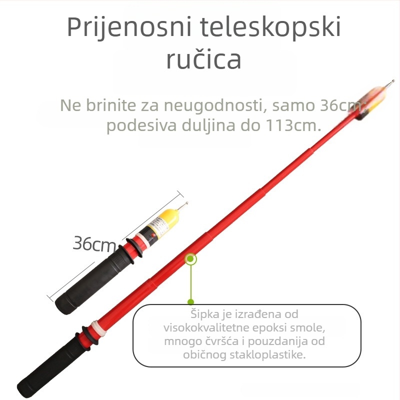 Visokonaponski akusto-opticki elektroskop za električare