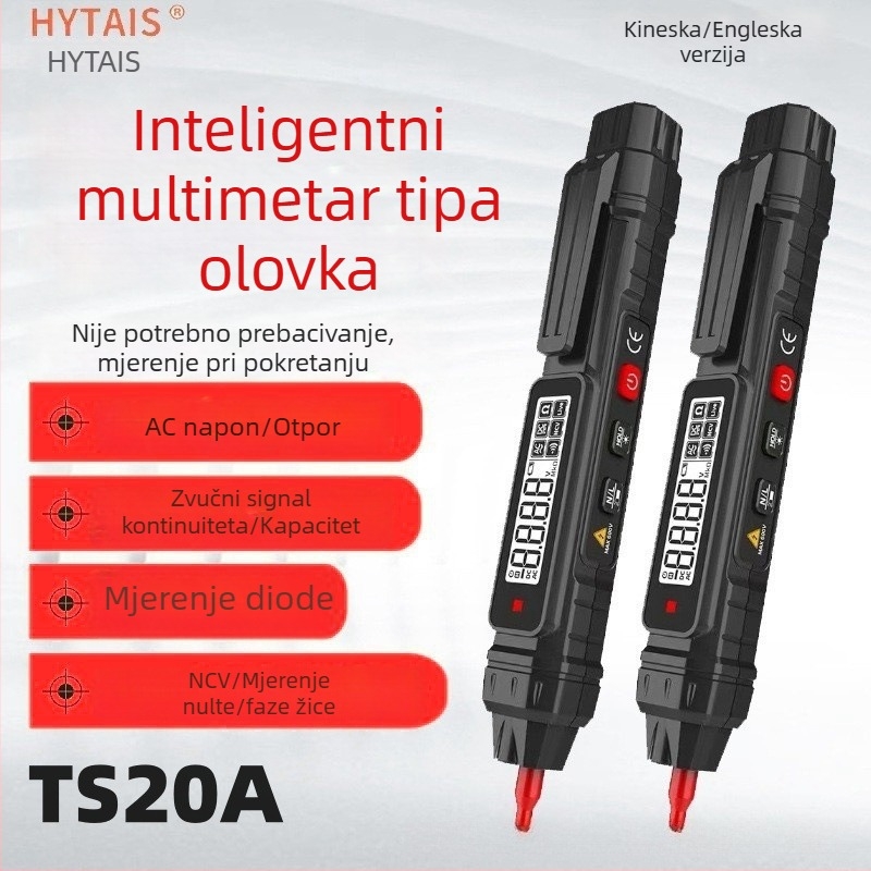 HYTAIS pametni olovka-multimetar TS20A — višenamjenski mjerni alat s visokom preciznošću mjerenja kapaciteta