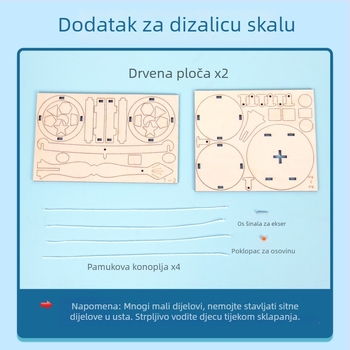 Drvena balansna vaga s polugom – DIY, edukativna igra iz fizike za djecu 7–14 godina, razvoj vještina kroz praktično učenje