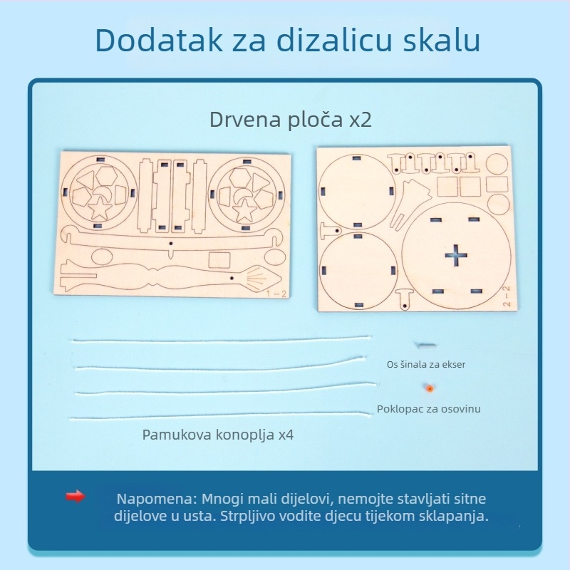 Drvena balansna vaga s polugom – DIY, edukativna igra iz fizike za djecu 7–14 godina, razvoj vještina kroz praktično učenje