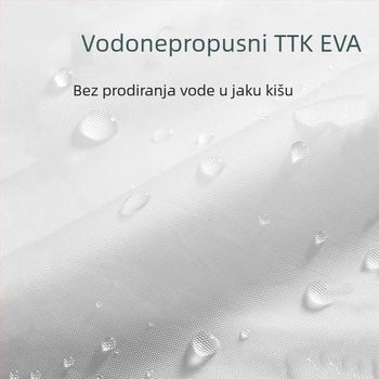 Dječji EVA kišni pončo, debeli materijal, PU vodootporni sloj, za outdoor planinarenje