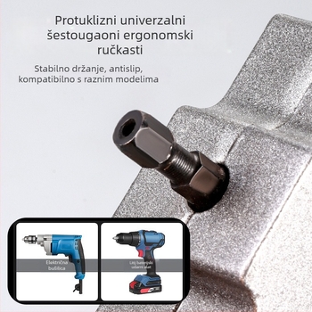 Električne škare za željezni lim - punjiva litijska baterija, 380V, AC trofazni 440V i manje
