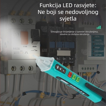 Bezdototni tester napona za električare – višenamjenski identifikacijski alat za živu i neutralnu vodu