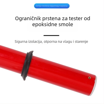 Visokonaponski električni tester sa zvučnim i svjetlosnim alarmom, teleskopski indikator 10 kV, testna šipka i testno pero