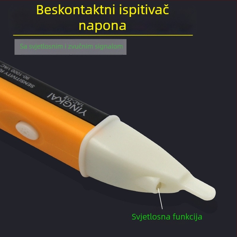 Yingkai 1CA-D ne-kontaktni tester napona s LED rasvjetom i tester baterije