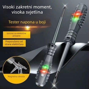Visoko svijetleći kolor tester za električare, induktivni tester, visoka preciznost otkrivanja prekida i provjera nule i žive linije