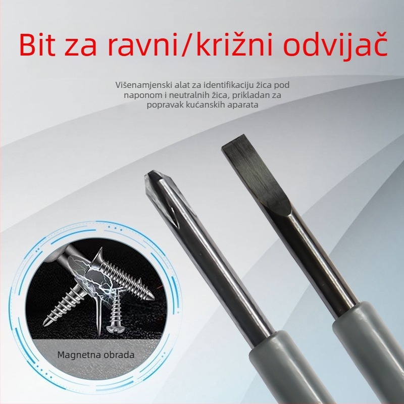 Visoko svijetleći kolor tester za električare, induktivni tester, visoka preciznost otkrivanja prekida i provjera nule i žive linije