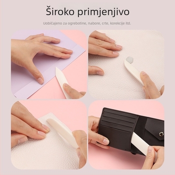 Set noževa od kravlje kosti za kožno šivanje, DIY alati, otvarač za pisma, odstranjivač rubova, moderan stil — ZA marka, paket 10