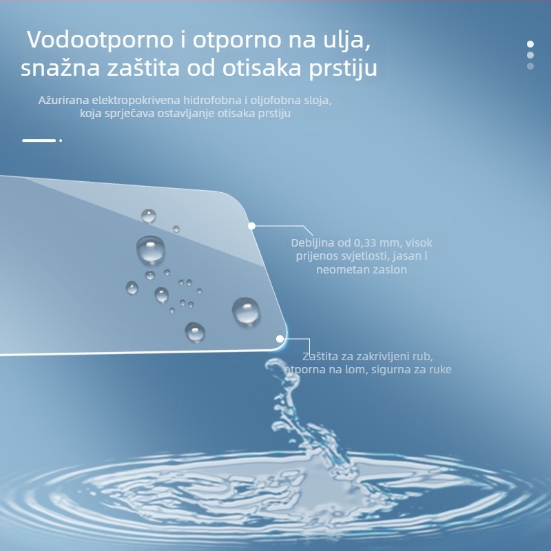 Defender zaštitni zaslon centralnog upravljačkog panela – kaljeno staklo, otpornost na visoke i niske temperature, položaj: centralna kontrola