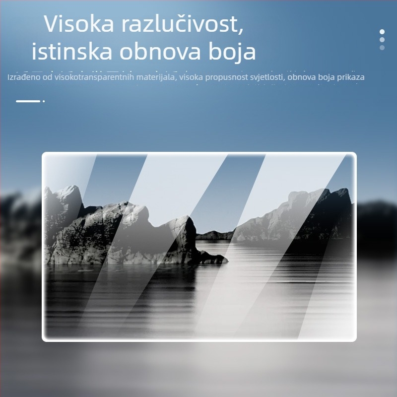 Defender zaštitni zaslon centralnog upravljačkog panela – kaljeno staklo, otpornost na visoke i niske temperature, položaj: centralna kontrola