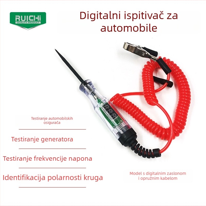Automobilski tester električnih krugova 3V-70V, testna olovka