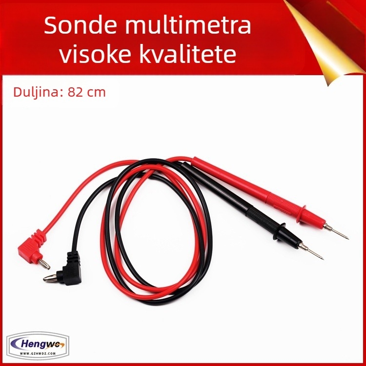 Sonda za multimetar s digitalnim pokazivačem, visokokvalitetna, ultra oštar vrh, testni kabel za kućnu upotrebu