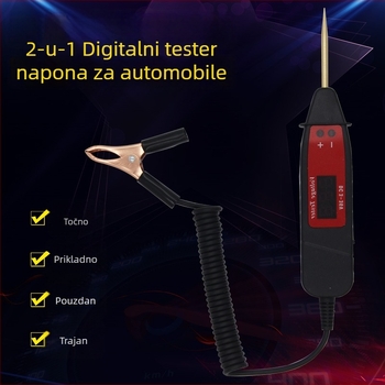 Car Doctor digitalni tester napona za održavanje automobila s zaslonom za ispitivanje električnih krugova