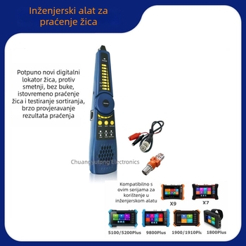 IPC9800Pro pribor za lociranje kablova za nadzor videa