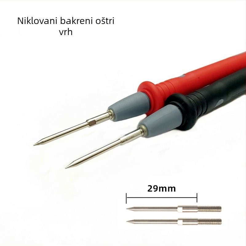 Set probnih vodova za multimetar s zamjenjivim vrhovima – 8-u-1 električarski alat za testiranje