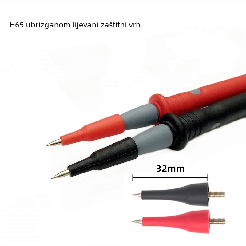 Set probnih vodova za multimetar s zamjenjivim vrhovima – 8-u-1 električarski alat za testiranje
