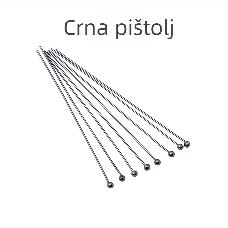 Set 1000 ručno izrađenih bakrenih pinova s kuglastom glavom za perlice, za izradu nakita DIY, spojni pinovi za privjeske