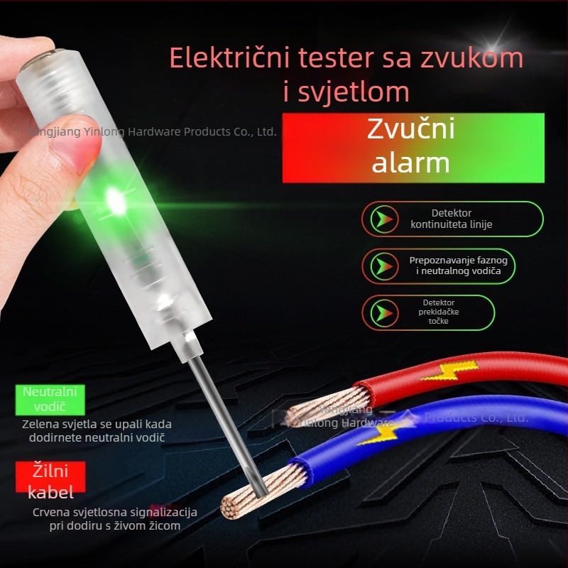 Električarske višefunkcionalne kliješta za skidanje izolacije s testerom, nehrđajući čelik, 285 g