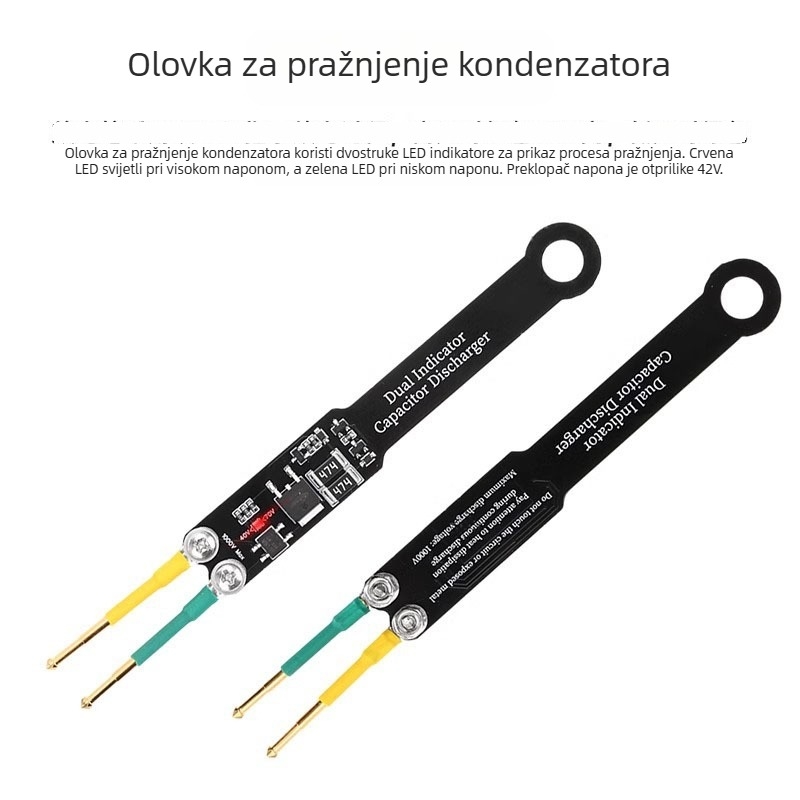 Pero za pražnjenje kondenzatora visokog napona | Tip A 1000µF | AC/DC pražnjenje