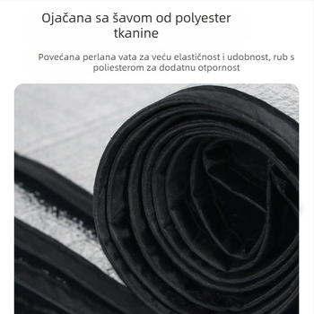 Kampinski madrac protiv vlage s aluminijskom folijom i bisernim pamukom, protuklizni, model YLBD-D001, za 4–6 osoba