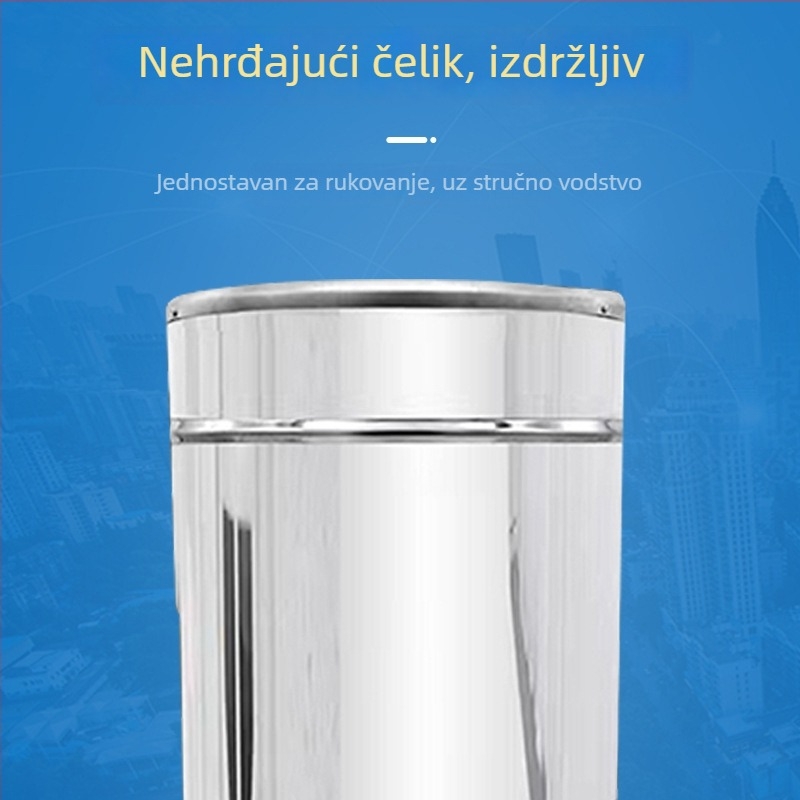 Nehrđajući čelik – kišomjer s okretnim spremnikom i senzorom kiše — stanica za praćenje padalina