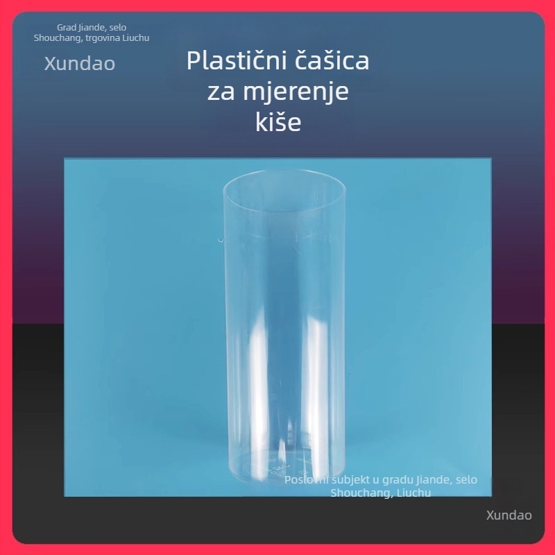 Edukativni komplet za mjerenje padavina s plastičnom čašom i mjernom trakom za mjerenje kiše i simulirane eksperimente