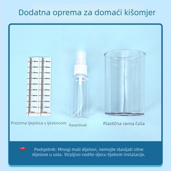 DIY set kišomjera – znanstveni eksperiment za djecu 7–14 godina, plastika, paket, video vodič uključen