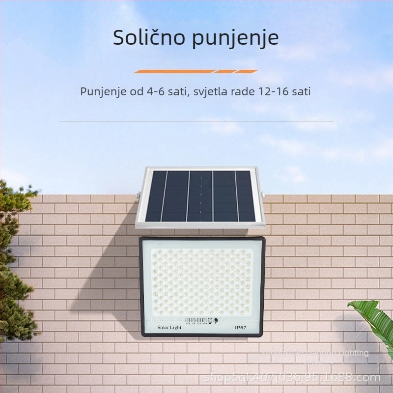 Solarsko vanjsko vrtno svjetlo IP67 vodootporno LED All-over-the-sky zvjezdani dizajn, 2835 LED diode, bijela svjetlost