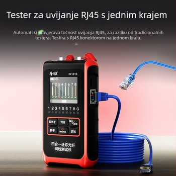NF-916 Optički mjerač snage i detektor, mini četvero-u-jednom uređaj za vlakna, s tražilicom linije; Opseg mjerenja -60 do +8 dBm, Točnost ±0,3 dB, Za testiranje optičkih vlakana
