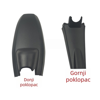 Ford Escape 2013-2019 dekorativne poklopce za senzor kiše i bazu unutarnjeg ogledala — gornji i donji poklopac, ABS, modeli DV4B-17D550AA3JA6 (gornji) i DV4B-17D568AA3JA6 (donji)