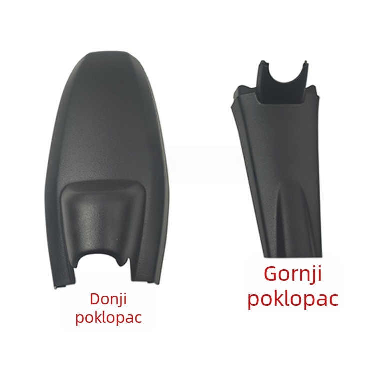 Ford Escape 2013-2019 dekorativne poklopce za senzor kiše i bazu unutarnjeg ogledala — gornji i donji poklopac, ABS, modeli DV4B-17D550AA3JA6 (gornji) i DV4B-17D568AA3JA6 (donji)
