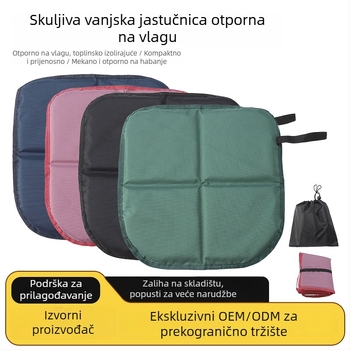 Sklopiva piknik podloga, Oxford tkanina, vodootporna i otporna na vlagu, protuklizna, za 1-2 osobe