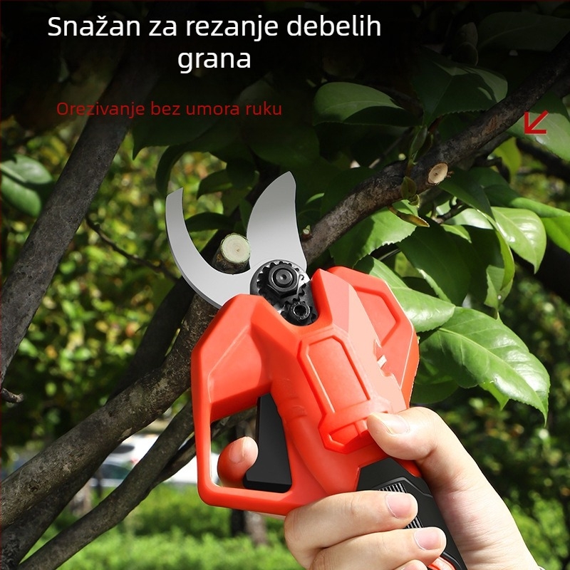Shelley Bežične škare za podrezivanje vrta s Li‑ion baterijom, ručne električne škare za rezanje grana stabla