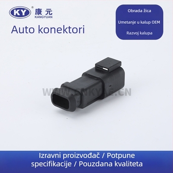 Automobilski konektor DTP04-2 / DJK7021A-2.5-11, izolacijski materijal od industrijskih plastika, za automobil