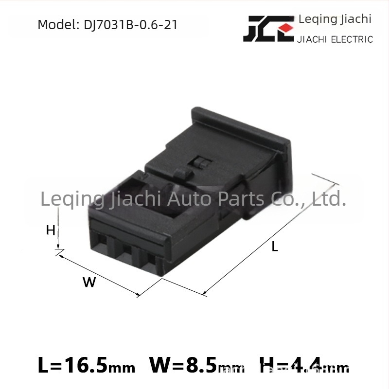 DJ7031B-0.6-21 Auto senzor kiše konektor, 3-pinski, PP izolator, kontaktni materijal Hardware