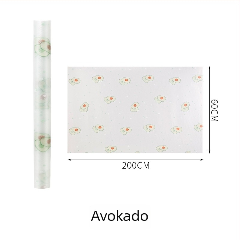 Liner za ormariće i ladice protiv vlage, EVA materijal, cvjetni uzorak, kvadratni oblik, korejski stil, biološki razgradiv.