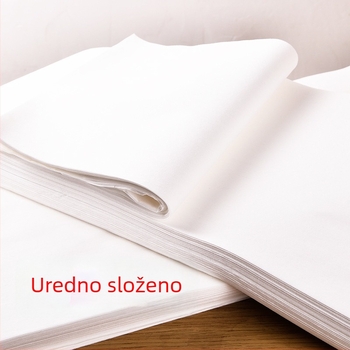 Jednokratna krpa od drvenog celuloze za salone, 40 g upijanja, 190 listova u pakiranju, 25 paketa