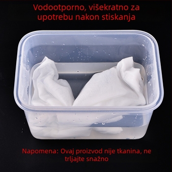 Jednokratna krpa od drvenog celuloze za salone, 40 g upijanja, 190 listova u pakiranju, 25 paketa