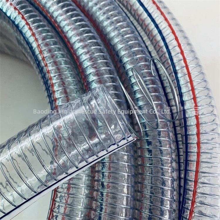 Hitna spašavajuća cijev: vakuumski tlak negativan, čelična žica, prozirna cijev, visokotlačna meka vodena cijev, jačani plast protiv smrzavanja