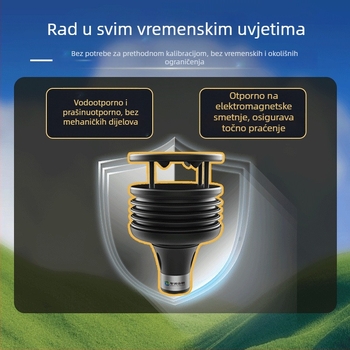 Ultrazvučna mikro vremenska stanica za dronove — brzina i smjer vjetra, temperatura, vlažnost, kiša; 9–30V, 1 kg, model ZC-