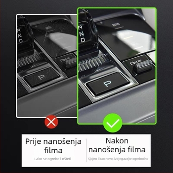Zaštitni film zaslona navigacije VW Tiguan L – TPU, bez prilagodbe, Pokloni: Ostalo