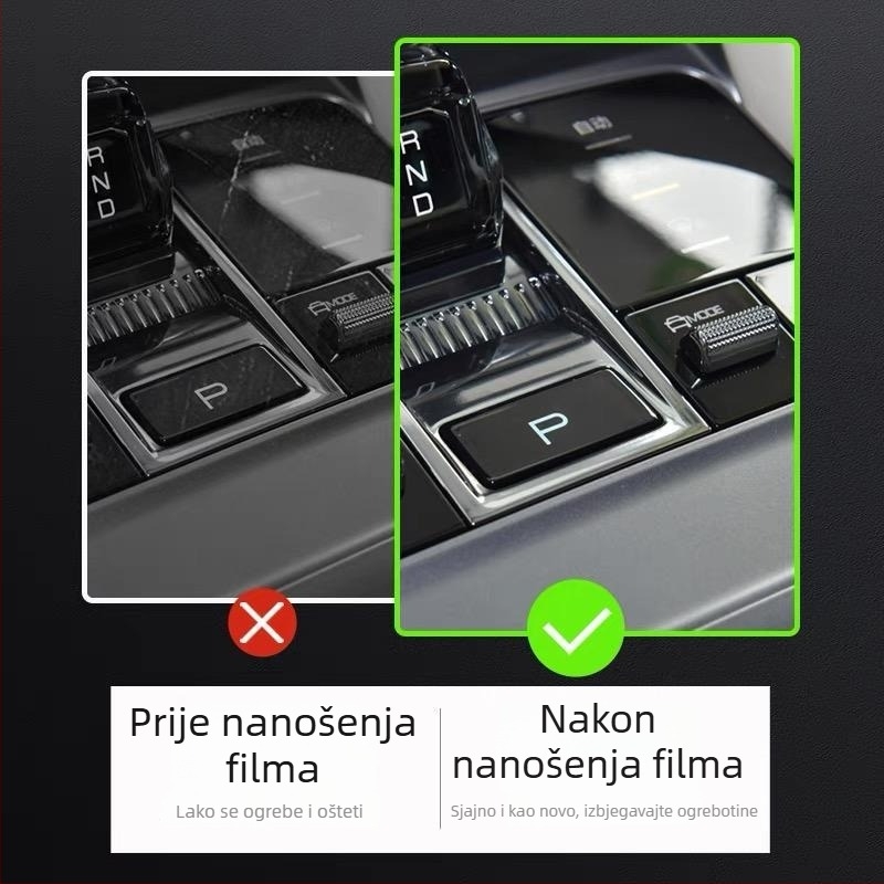 Zaštitni film zaslona navigacije VW Tiguan L – TPU, bez prilagodbe, Pokloni: Ostalo