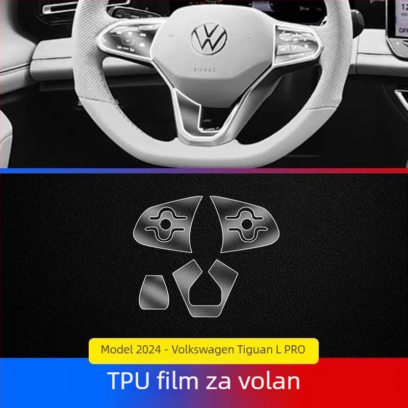 Zaštitni film zaslona navigacije VW Tiguan L – TPU, bez prilagodbe, Pokloni: Ostalo