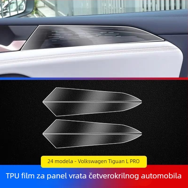 Zaštitni film zaslona navigacije VW Tiguan L – TPU, bez prilagodbe, Pokloni: Ostalo