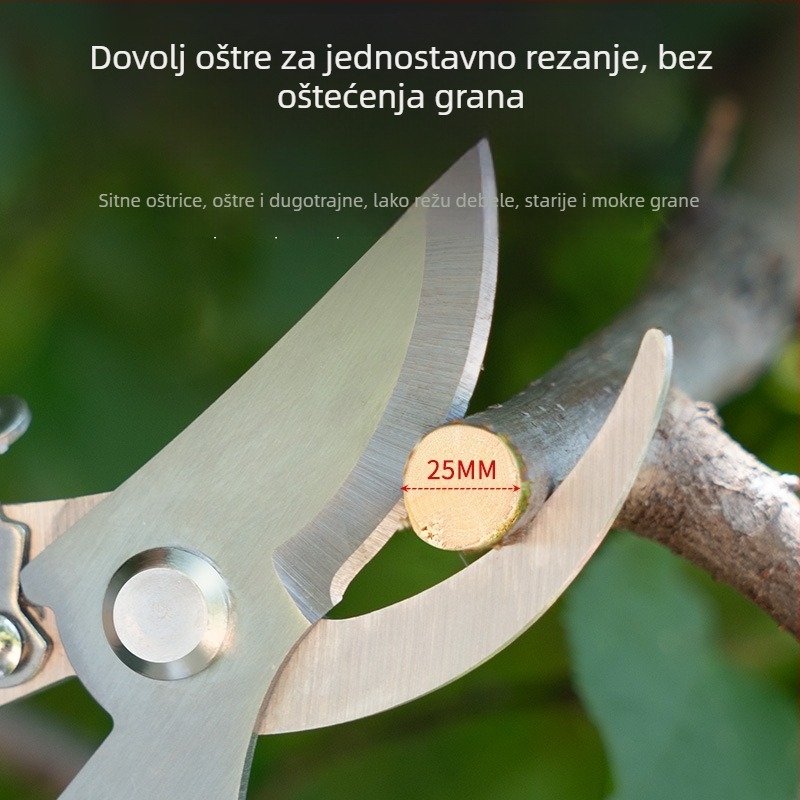 Airuidun škare za podrezivanje voćaka, alat za uštedu snage u vrtu, za debele grane