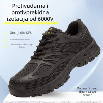 Izolirane zaštitne radne cipele s čeličnom kapom, otporne na probijanje, protiv statičnosti, prozračne, lagane