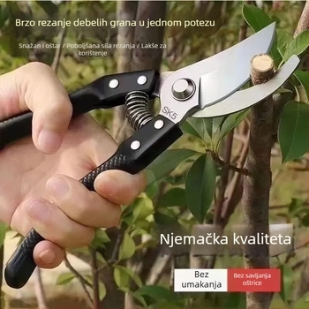 Mingsen škare za grane — za debele grane, voćke, kućni vrt i cvjetne gredice