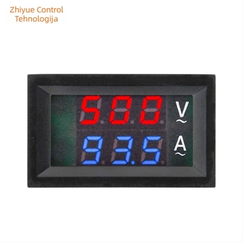 ZYK AC60V-500V mjerač napona i struje, digitalni dvostruki zaslon, ±1% točnost mjerenja napona