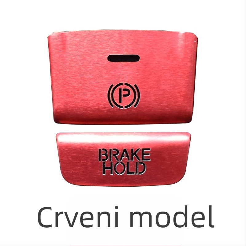 Dekorativna naljepnica za gumb ručne kočnice za Honda Accord desete generacije Inspire – aluminijska legura, prozirne sequins, bez logotipa